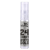 Transparante glazen parfumverstuiver met zilveren label voor Lattafa Parfum 24 Carat Silver